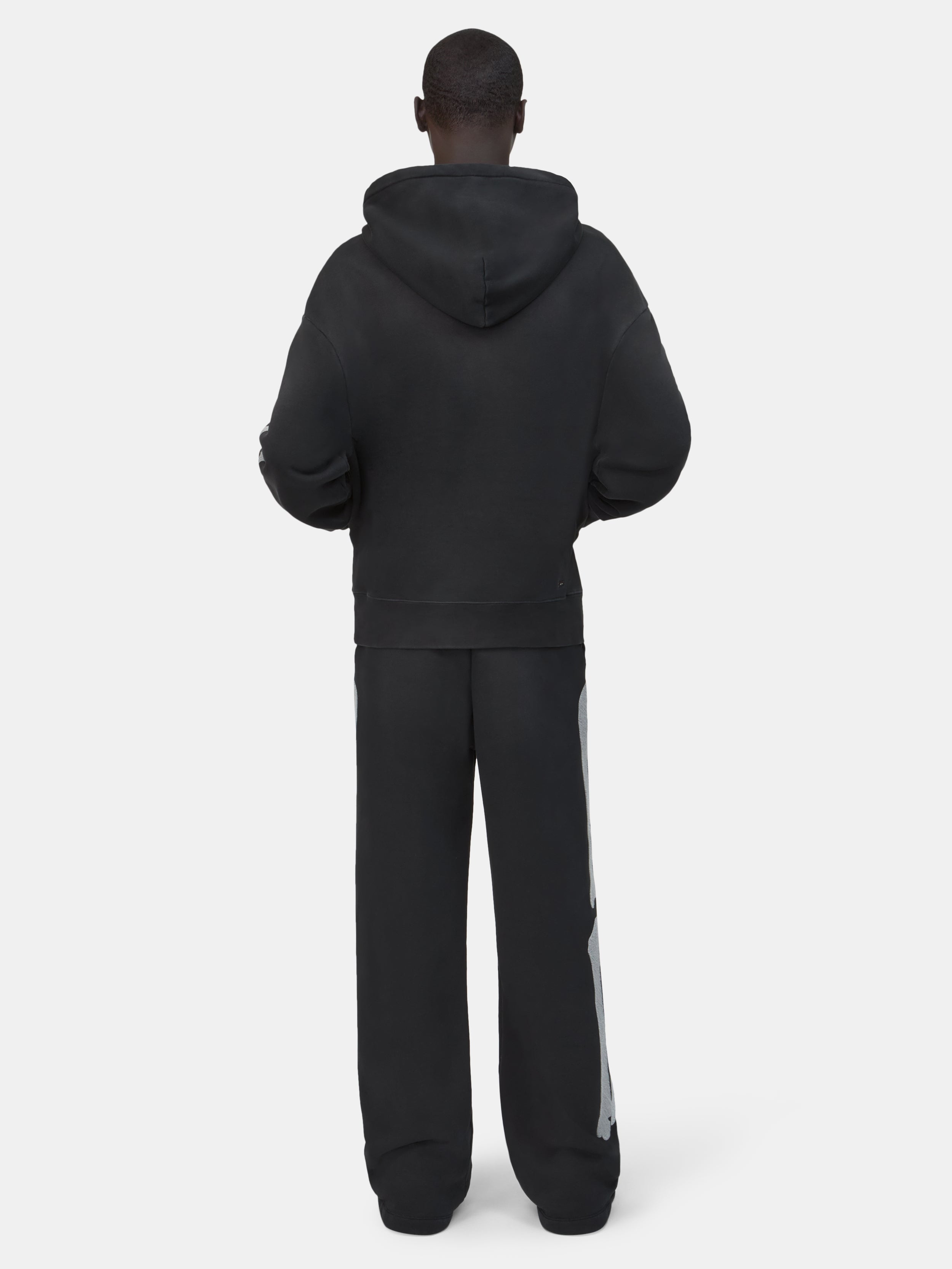 AMIRI BONES OVERSIZED HOODIE - Black