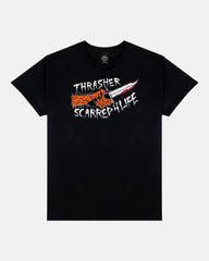 SCARRED - TSHIRT - BLACK