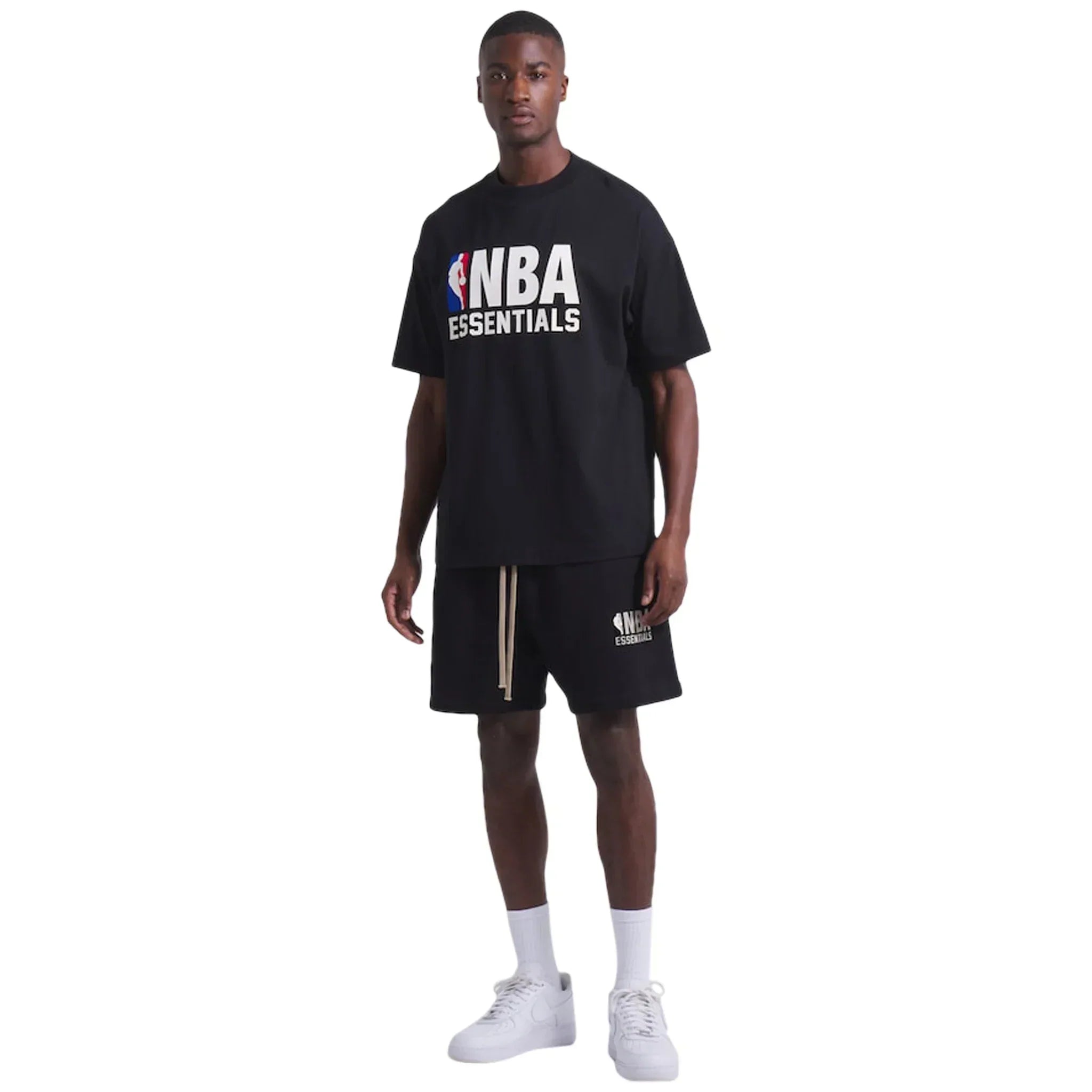 Fear Of God Essentials x NBA Black Shorts
